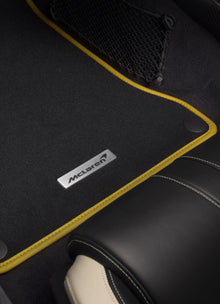 McLaren 720s Black  Branded Floor Mats
