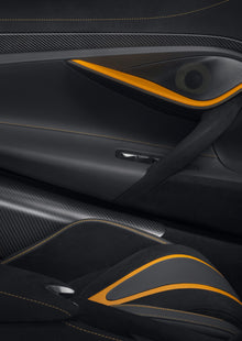 McLaren 720s Satin Visual Carbon Fibre Door Finishers