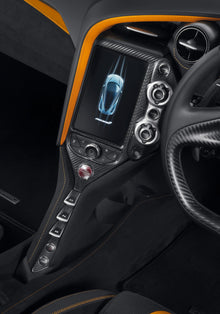 McLaren 720s Satin Visual Carbon Fibre Infotainment Screen Surround