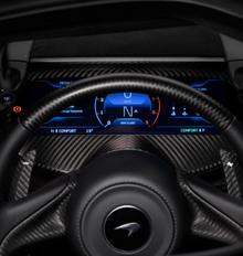 McLaren 750s Satin Visual Carbon Fibre Binnacle Cover