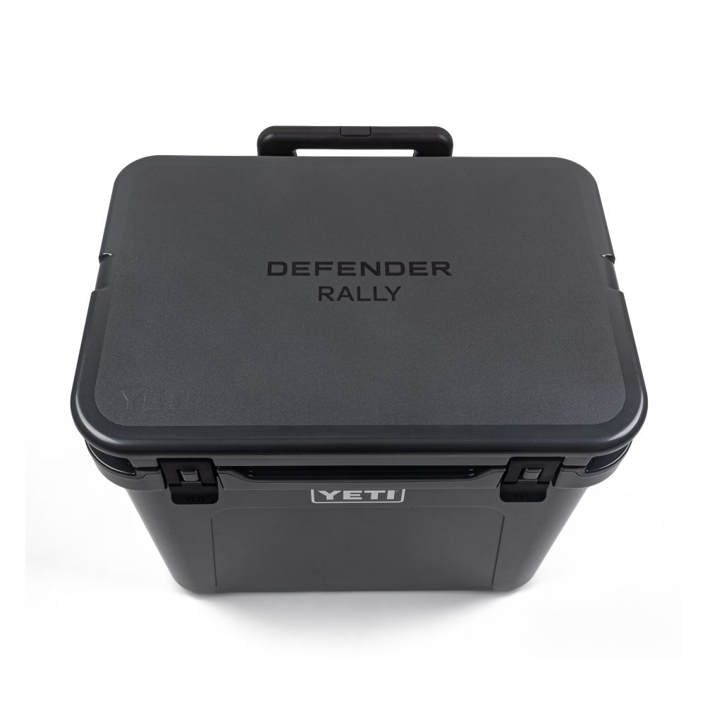 Defender Rally x YETI 60 Roadie Wheeled Cooler