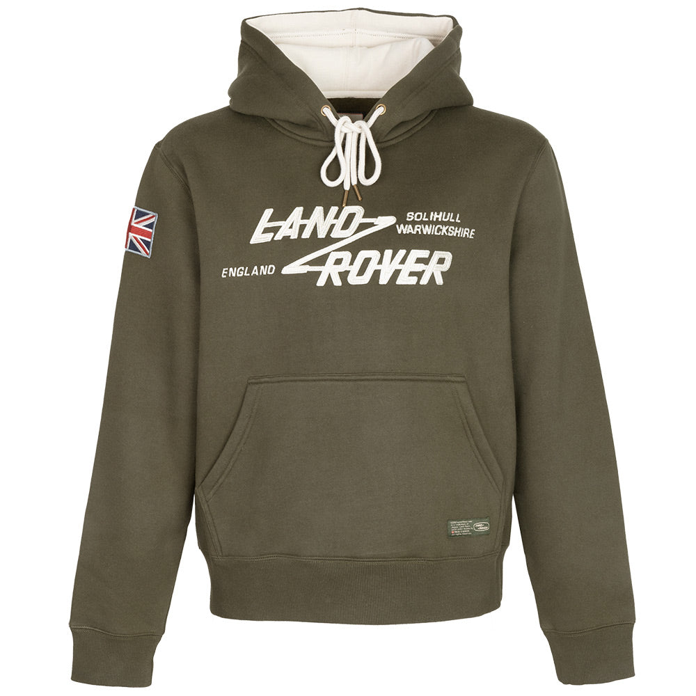 Land Rover Classic Hoody Green (Red Canoe)