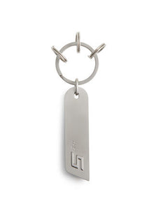 BMW 5 Series Car Keyring - Metal Silver