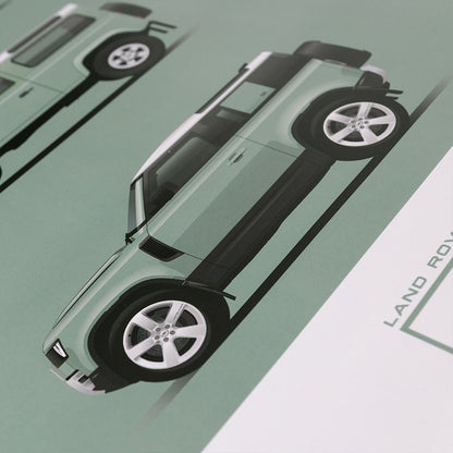 Land Rover Defender 75th Anniversary Limited Edition Artwork - 1 left