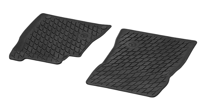 Mercedes-Benz A-Class All-season floor mats Dynamic Squares, Driver/front passenger's mat, Set of 2