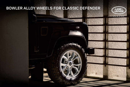 Land Rover Defender Classic Bowler Wheel Gloss Black - WHEEL ONLY!