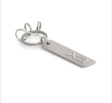 BMW X3 Series Car Keyring - Metal Silver