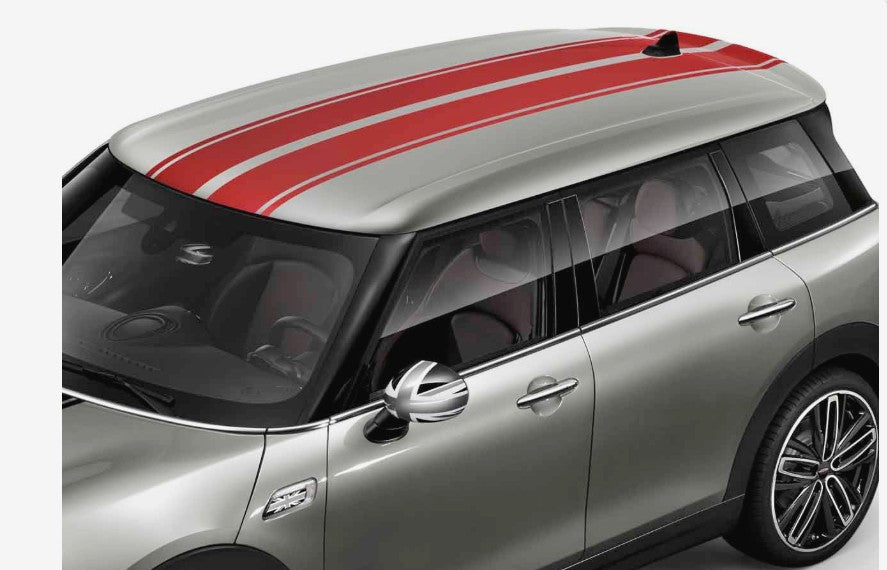 MINI genuine Clubman Sport Stripes Set Red Roof Kit