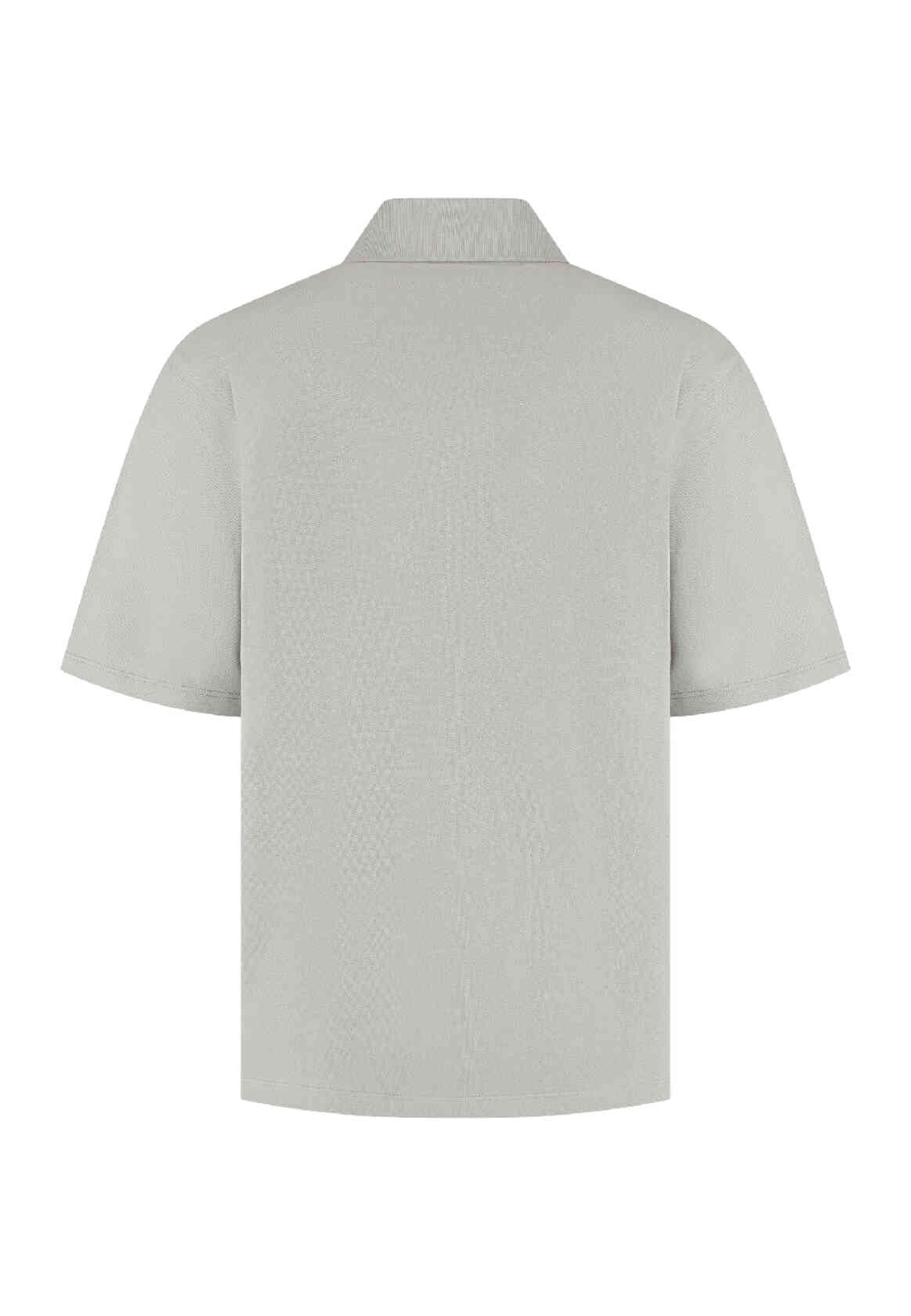 BMW Poloshirt Z1 Pixel Car Oversized Grey