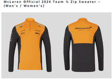 McLaren F1 Team Quarter Zip Top - Unisex