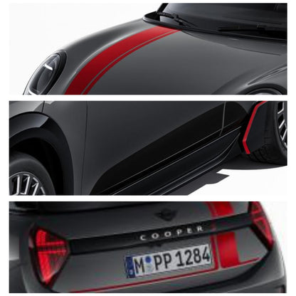 MINI genuine JCW Red Decal Pack F66 model