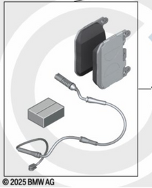 Genuine BMW 3 Series 4 Series Front Brake Pad Kit