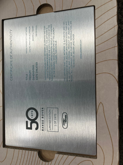 Land Rover Limited Edition 50th Anniversary Range Rover Print