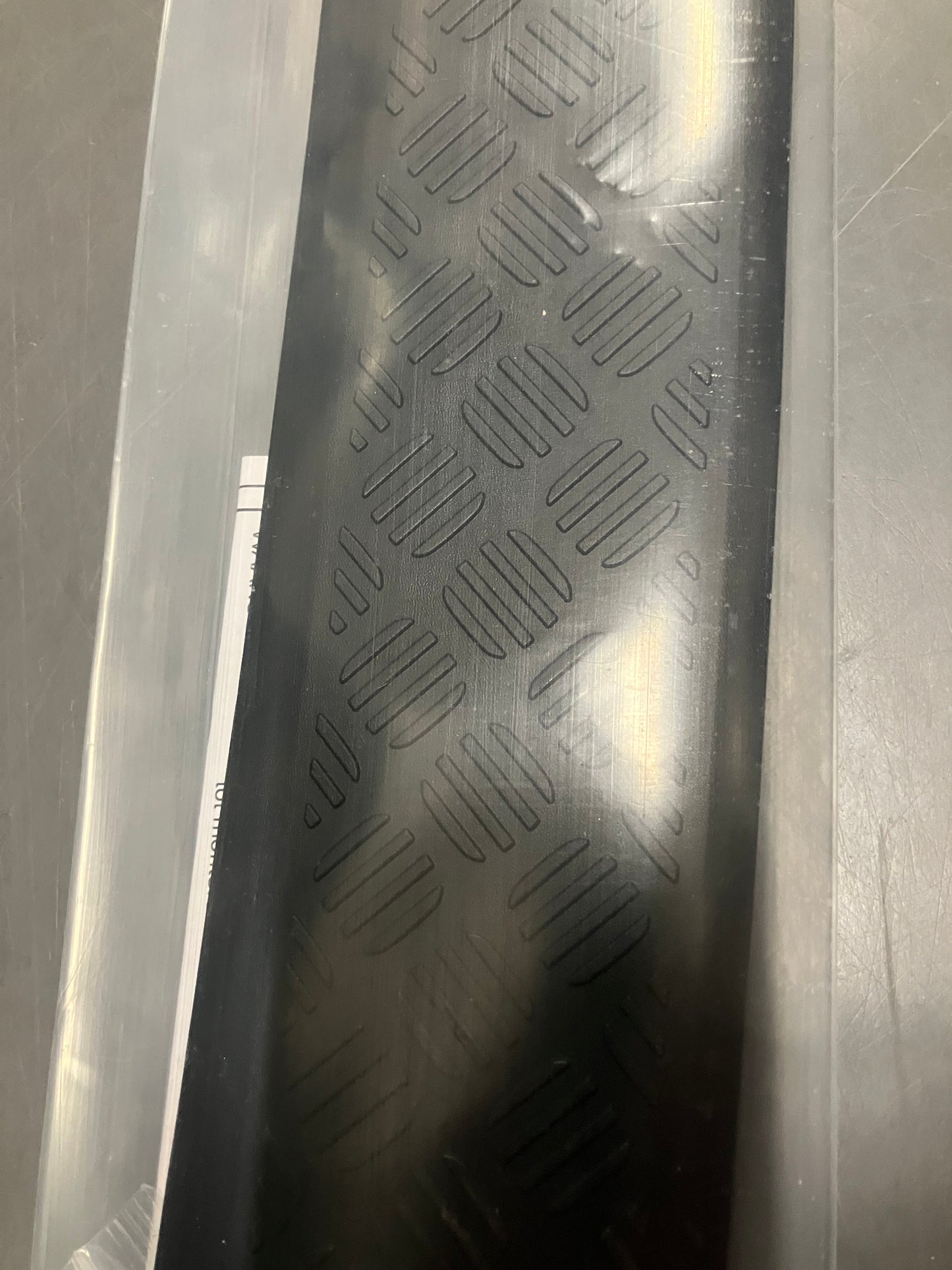 Land Rover Defender Rear Scuff Plate - Bright,Black or Black Chequered Finish