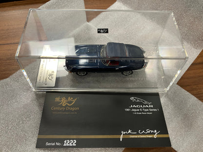 Jaguar 'Century Dragon' Model E-Type Series 1 Open 2 seater soft top Model 1:43
