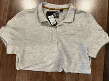 Land Rover Women's Accent Collar Polo Shirt Grey