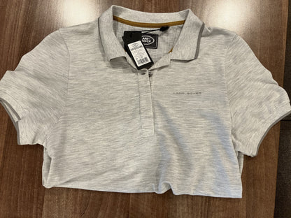Land Rover Women's Accent Collar Polo Shirt Grey