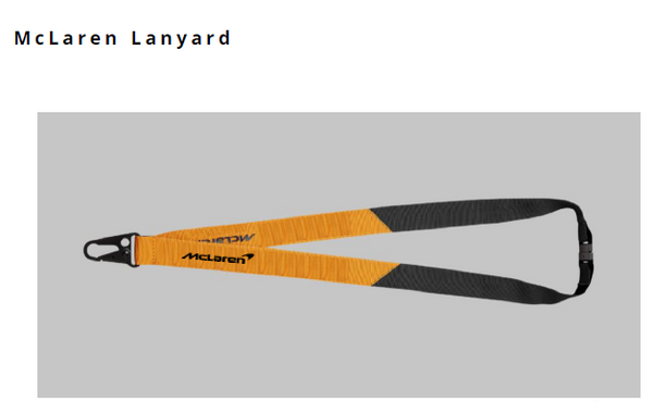 McLaren F1 Team Lanyard | 1216QA421CP – Stratstone Shop