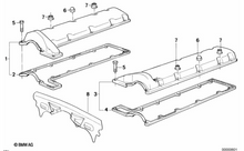 Genuine BMW M70 / M73 / S70 Rocker Cover Gasket Kit