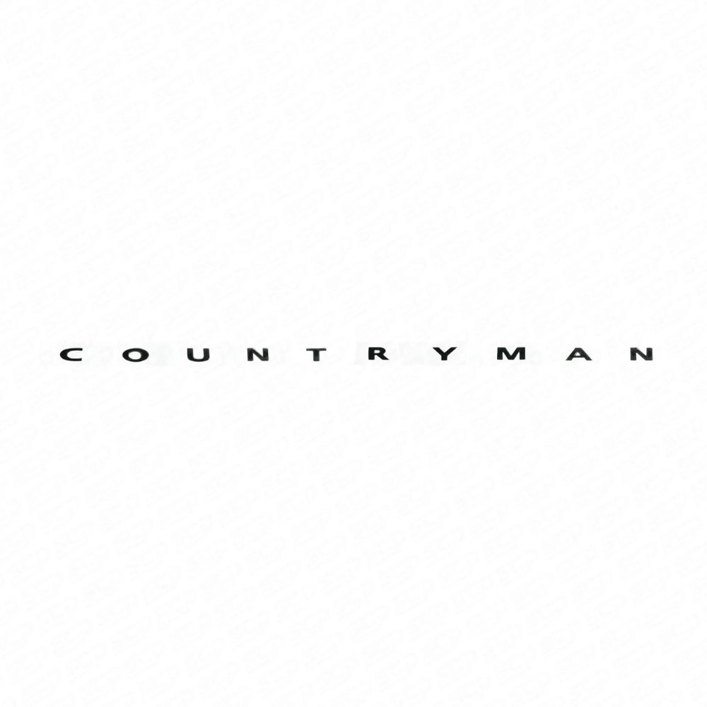 MINI Genuine Emblem Lettering Countryman in Black