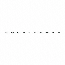 MINI Genuine Emblem Lettering Countryman in Black