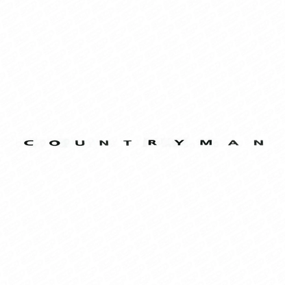 MINI Genuine Emblem Lettering Countryman in Black