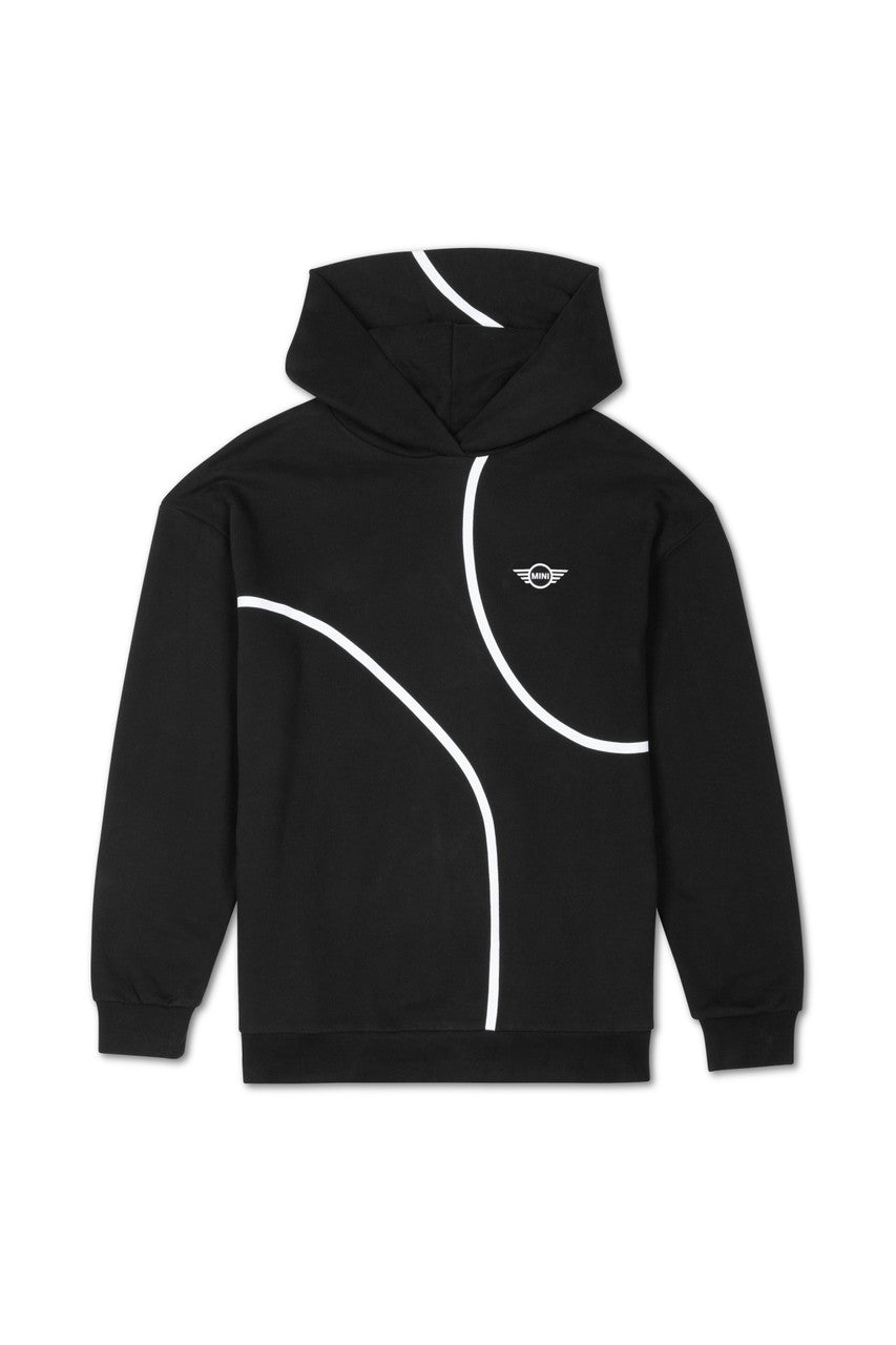 MINI Men's White and Black Hoodie