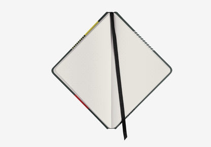 MINI Genuine Notebook Graphic Triangle Sage Multicoloured Bookmark Stone Paper