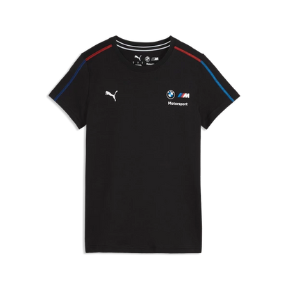 Genuine BMW M Motorsport Women's T Shirt Relaxed Fit (Black / White)