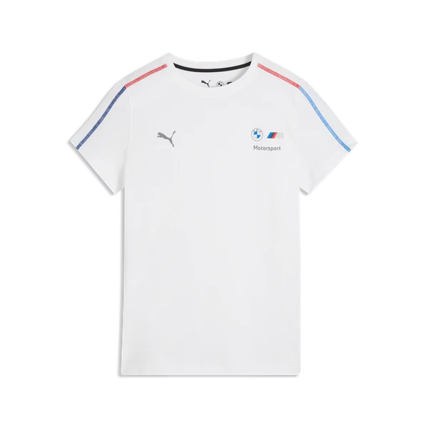 Genuine BMW M Motorsport Women's T Shirt Relaxed Fit (Black / White)