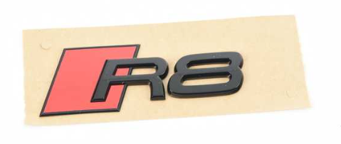 Audi R8 Badge Emblem Decal Black | 420853741CT94 – Stratstone Shop