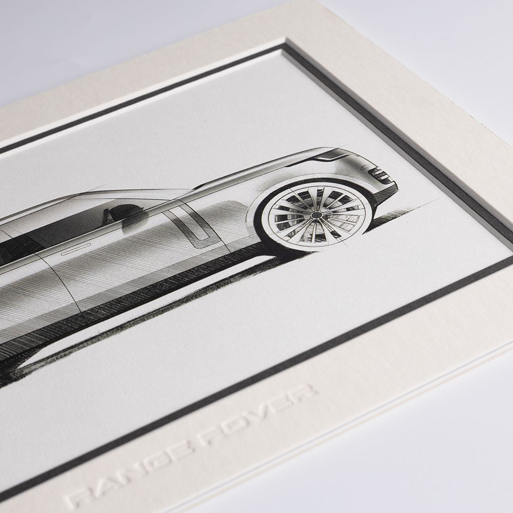 Range Rover Sketch Artwork