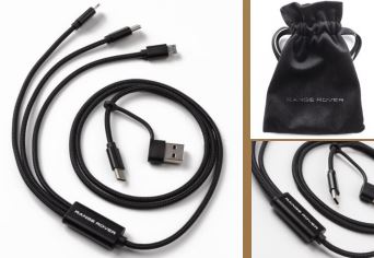 Premium Woven Charging Cable - Range Rover Branded