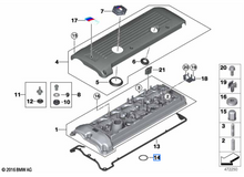 Genuine BMW S54 Rocker Cover Gasket Kit