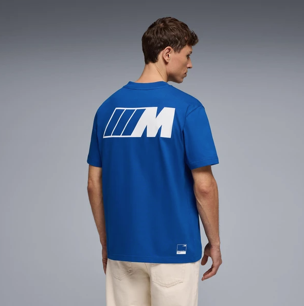BMW M T-Shirt Logo Reverse Unisex - Blue