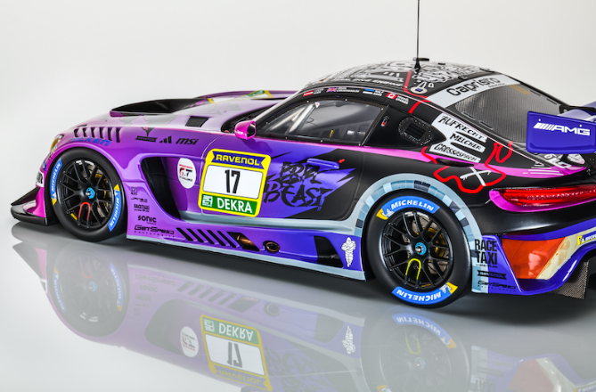Mercedes-AMG GT3 ADAC RAVENOL 24h Nürburgring 2025 - 1:18 Model