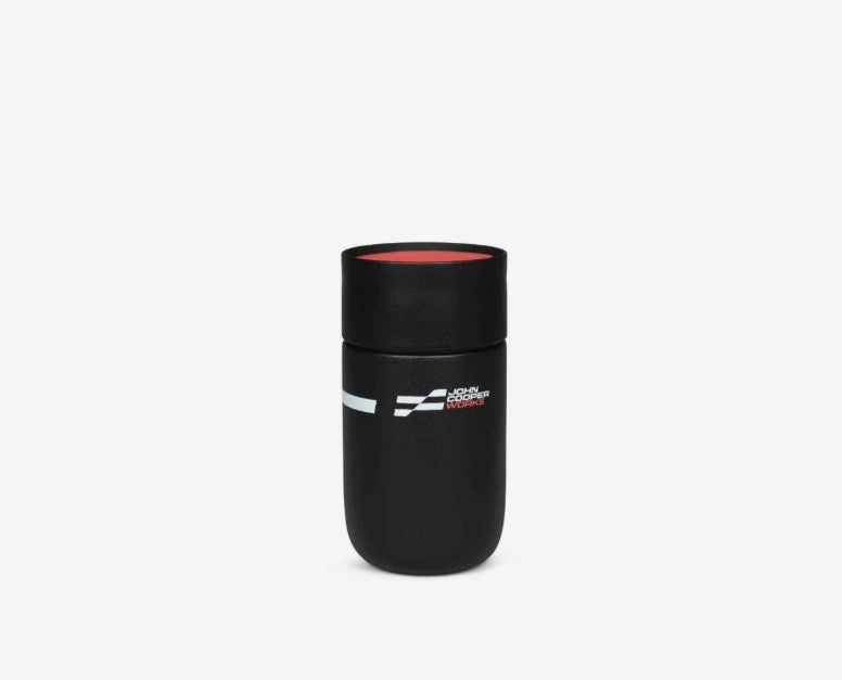 MINI Genuine JCW Logo Travel Mug Black 300ml 0.3L Double Walled