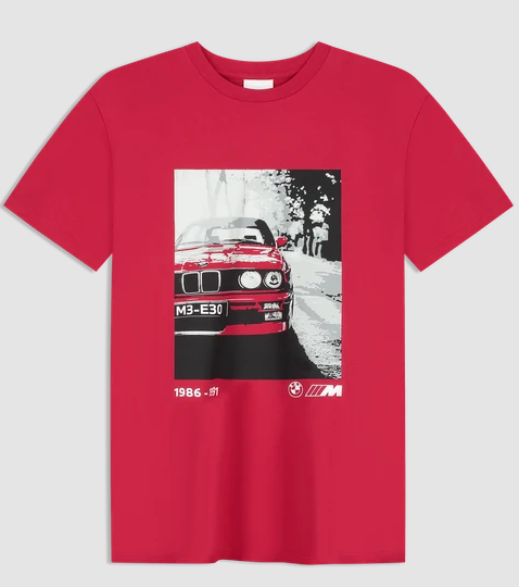 BMW M Graphic T-Shirt - Red/Blue
