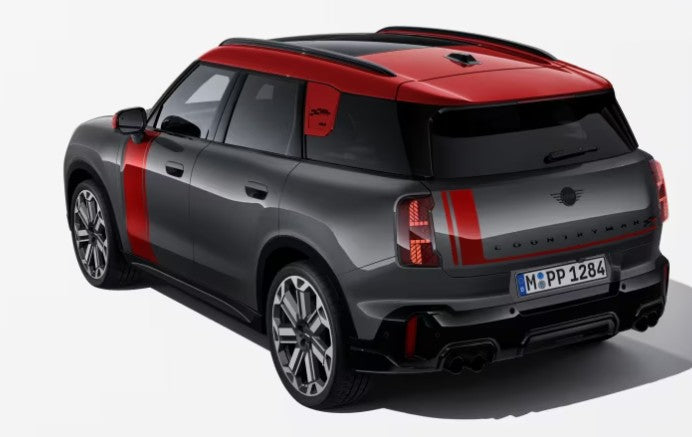 MINI genuine Countryman JCW Red Decal Pack U25 model.