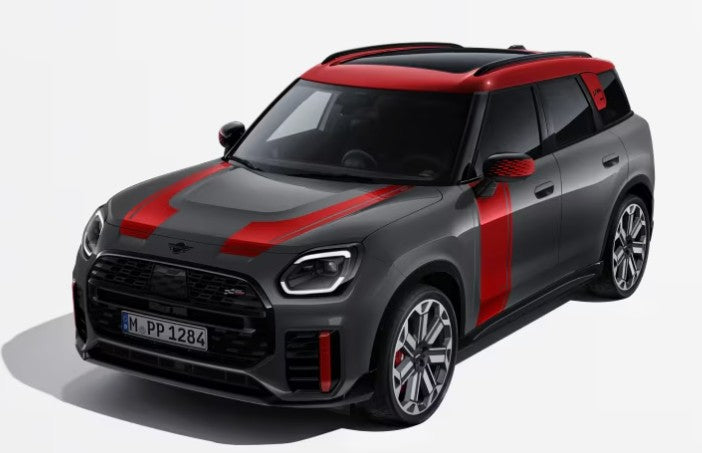 MINI genuine Countryman JCW Red Decal Pack U25 model.