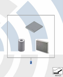 Genuine BMW Minor Service Kit 88002456872 (F Gen X3, X4) Inc Rear Microfilter B47