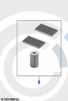 Genuine BMW Minor Service Kit 88002475029 (F Gen X5, X6)