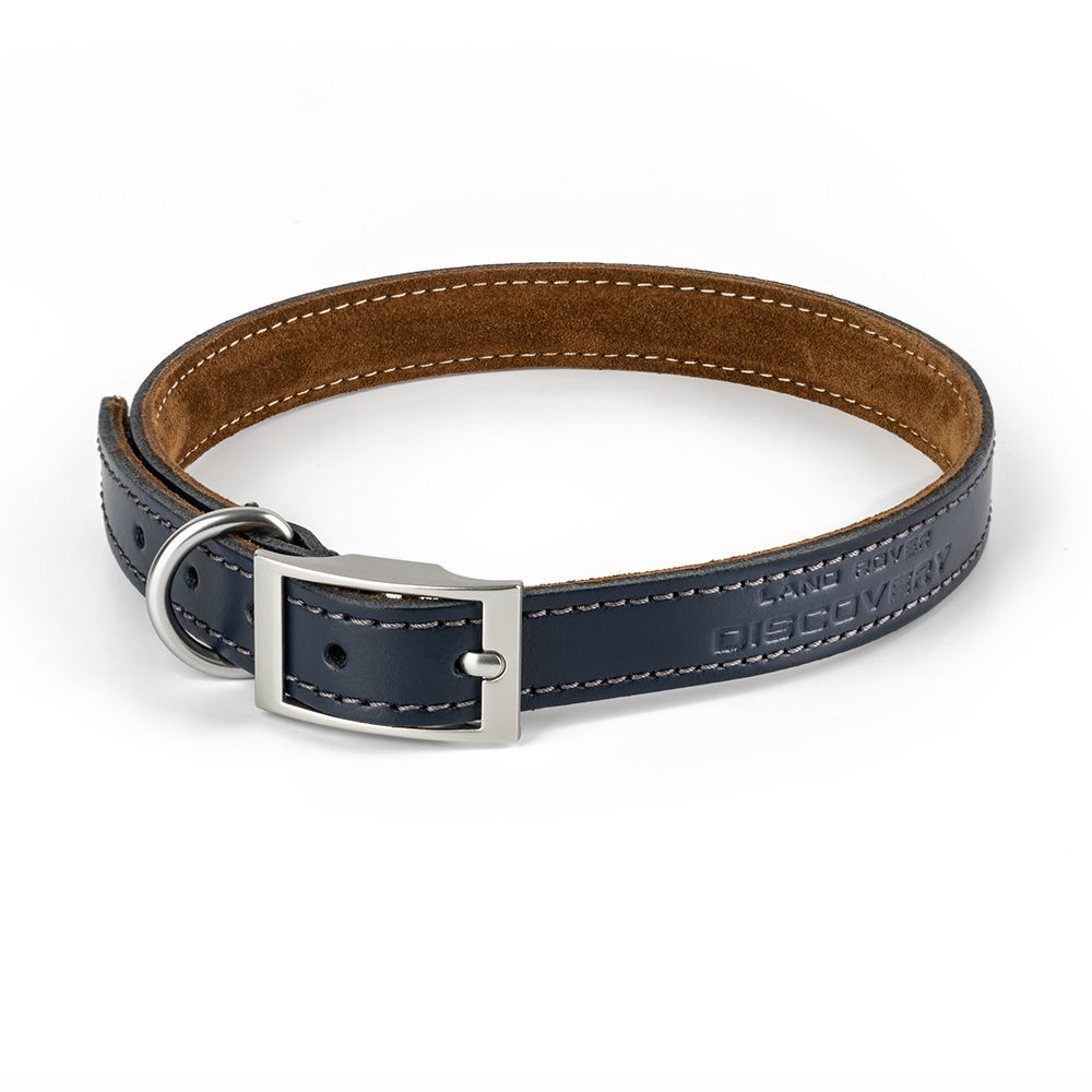 Land Rover Discovery Branded - Leather Dog Collar - XS to XXL