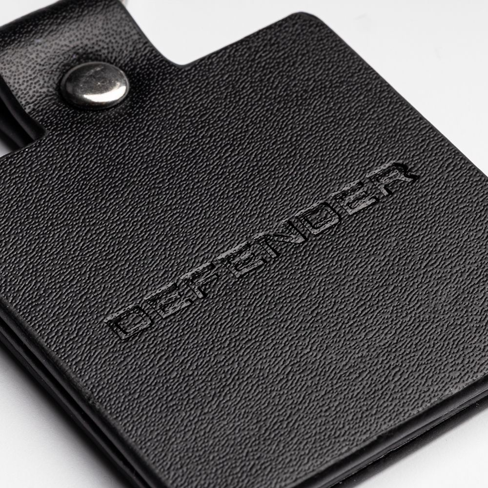 Land Rover Defender Square Leather Key ring