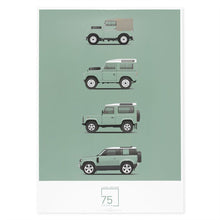Land Rover Defender 75th Anniversary Limited Edition Artwork - 1 left