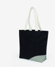 MINI Genuine Shopper Bag Car Face Detail Wordmark Black Grey White Deep Pocket