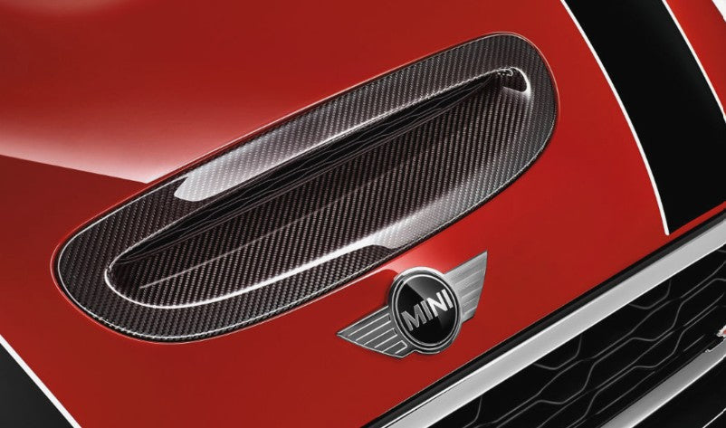 MINI genuine carbon bonnet hood scoop. Models F55 & F56