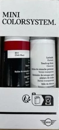 MINI GENUINE CHILLI RED TOUCH UP PAINT -CODE 851
