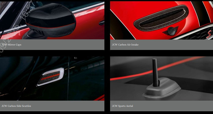 MINI genuine Clubman carbon pack.