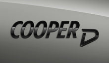 MINI Genuine Lettering Piano Black. (Cooper D)